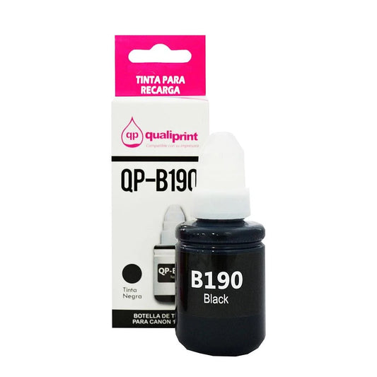 Botella de Tinta Genérica Canon GI-190 – Negra