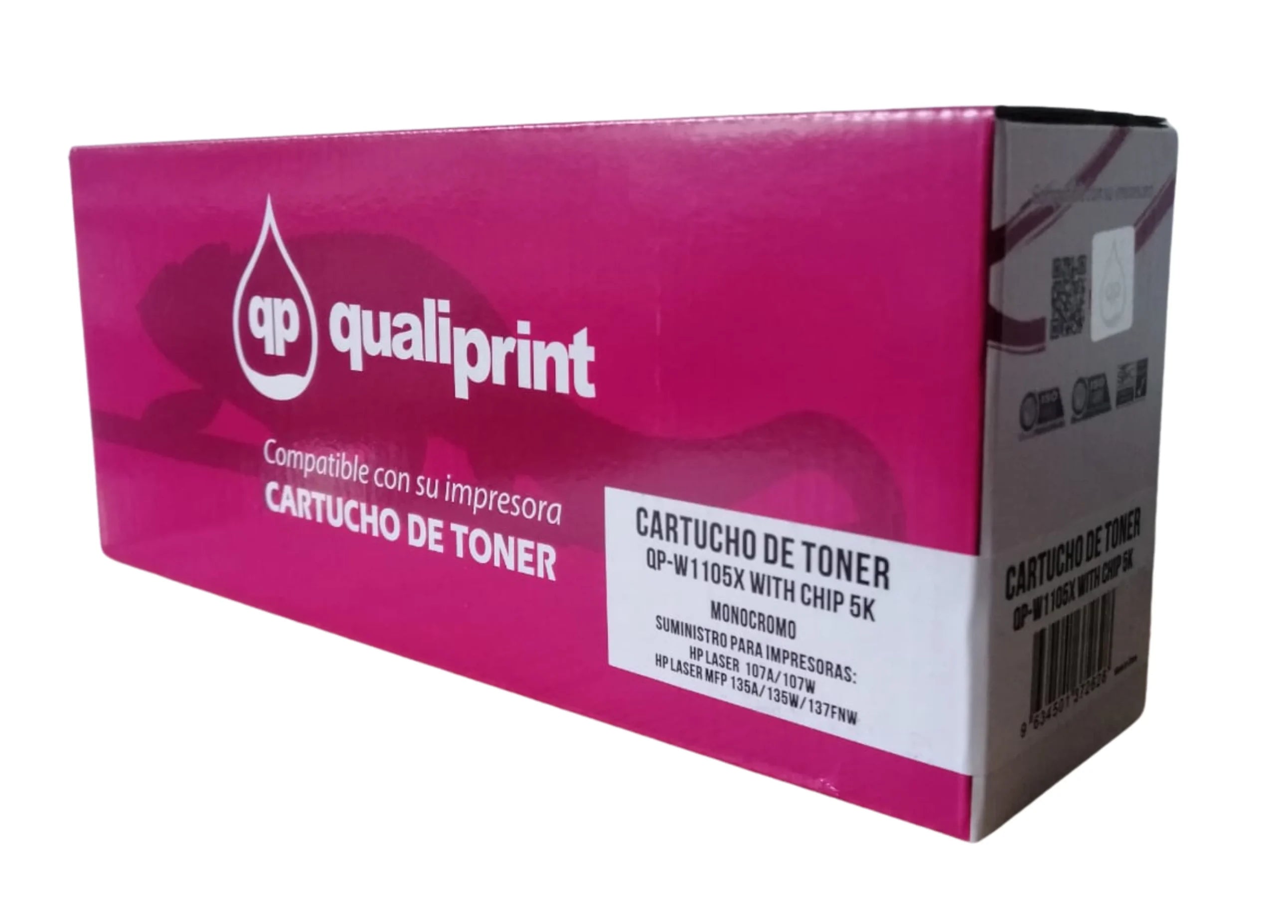 Tóner HP 105A Genérico Con Chip Negro (W1105A)