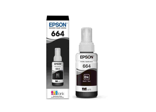 Botella de Tinta Original Epson 664 – Negra